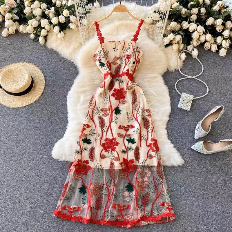90s baby floral Dress FD122 image