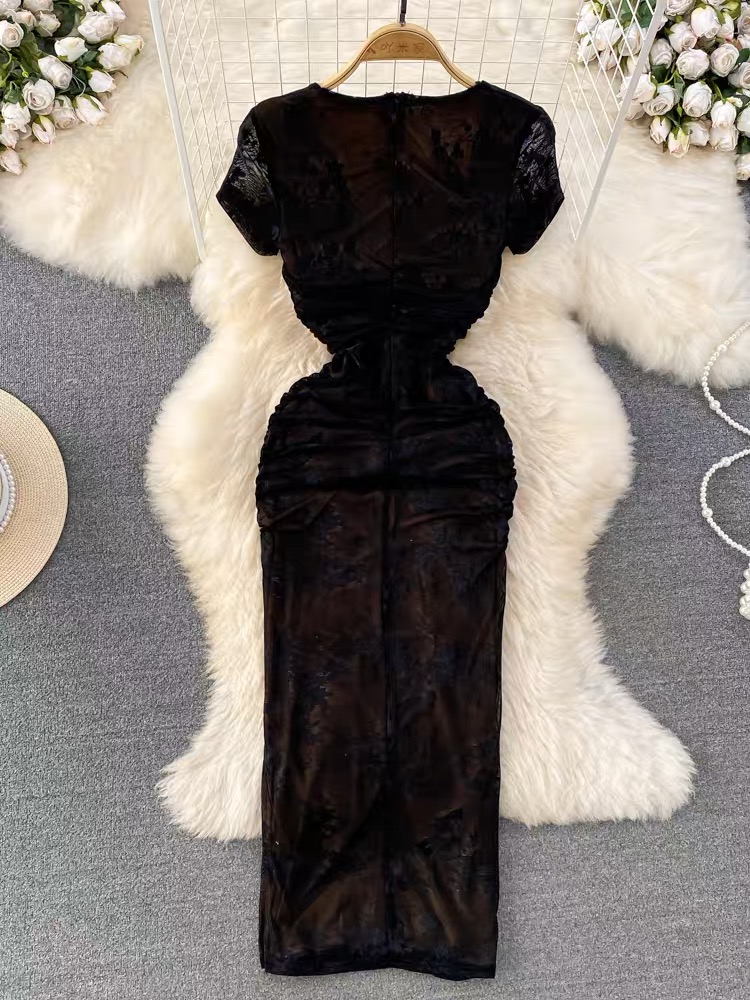 Listen up side cut gown FBC31 image