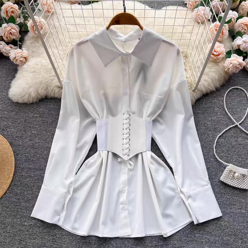 Staying pretty shirt dress SDZZ594 image