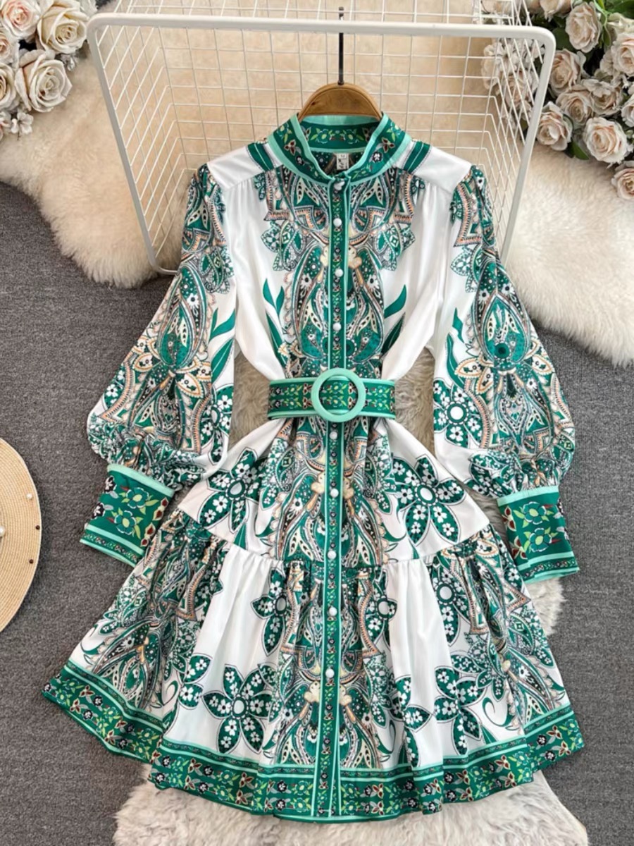 Misunderstood print dress  ED139 image