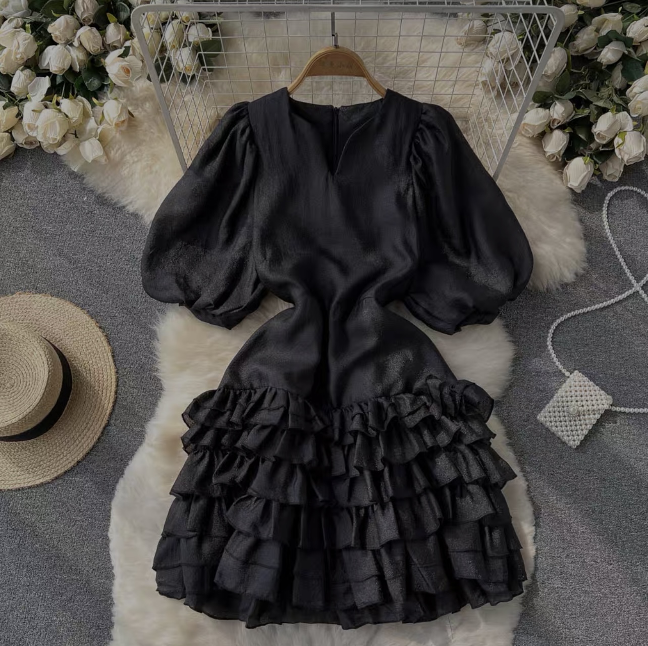 111 angel ruffle dress FD67 image