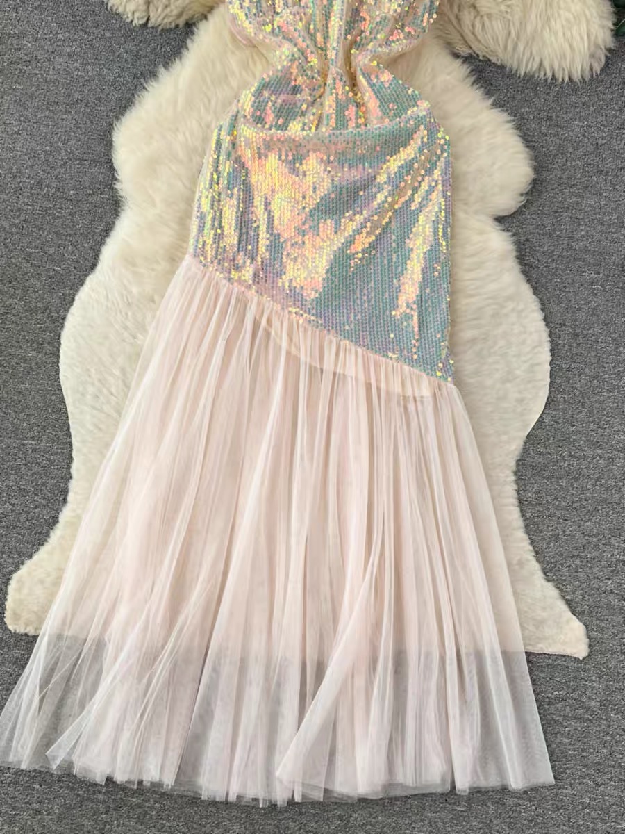 Company party glitter dress EVD54 image