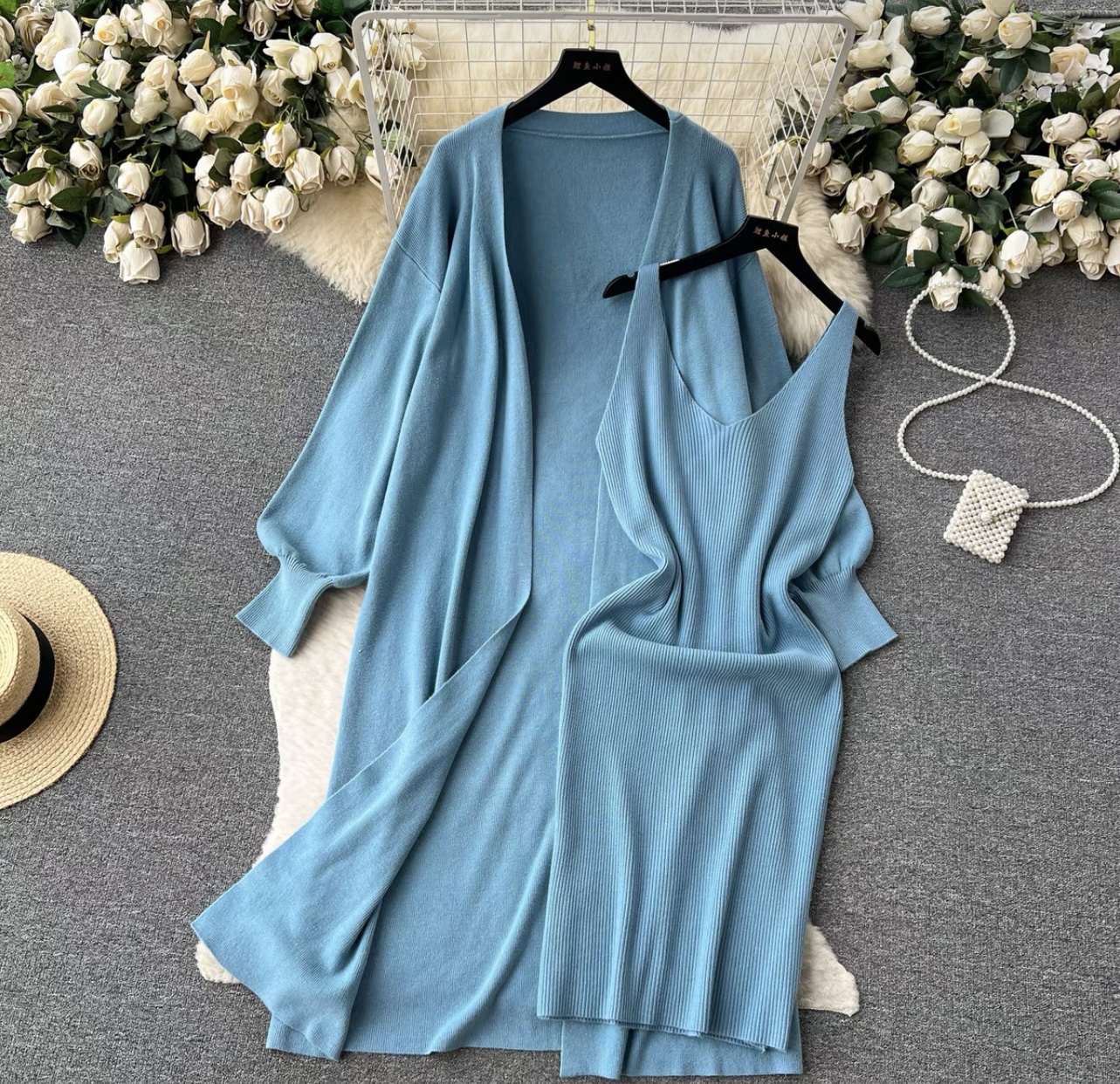 Boujee mama kimono & gown set TPZZ2289 image