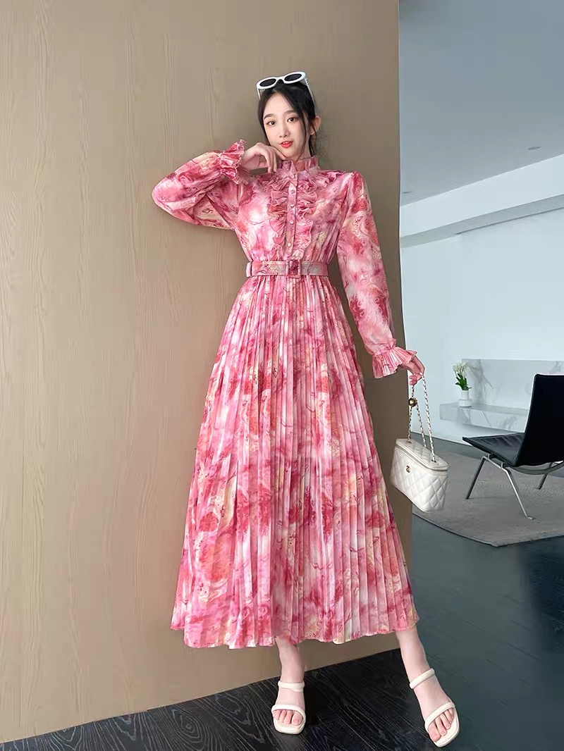 Stay in your circle floral dress CD280 image