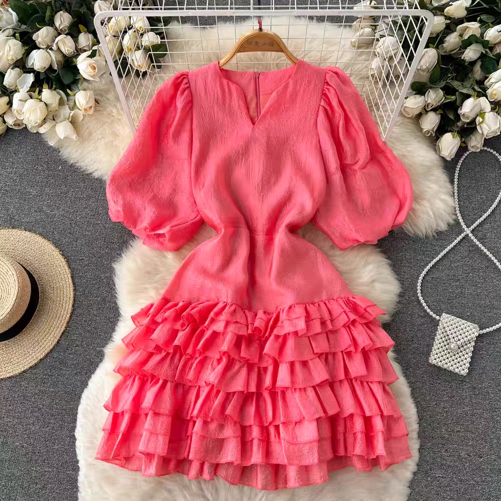 111 angel ruffle dress FD67 image