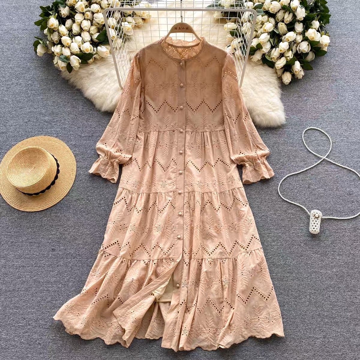 Moving away lace dress CD251 image