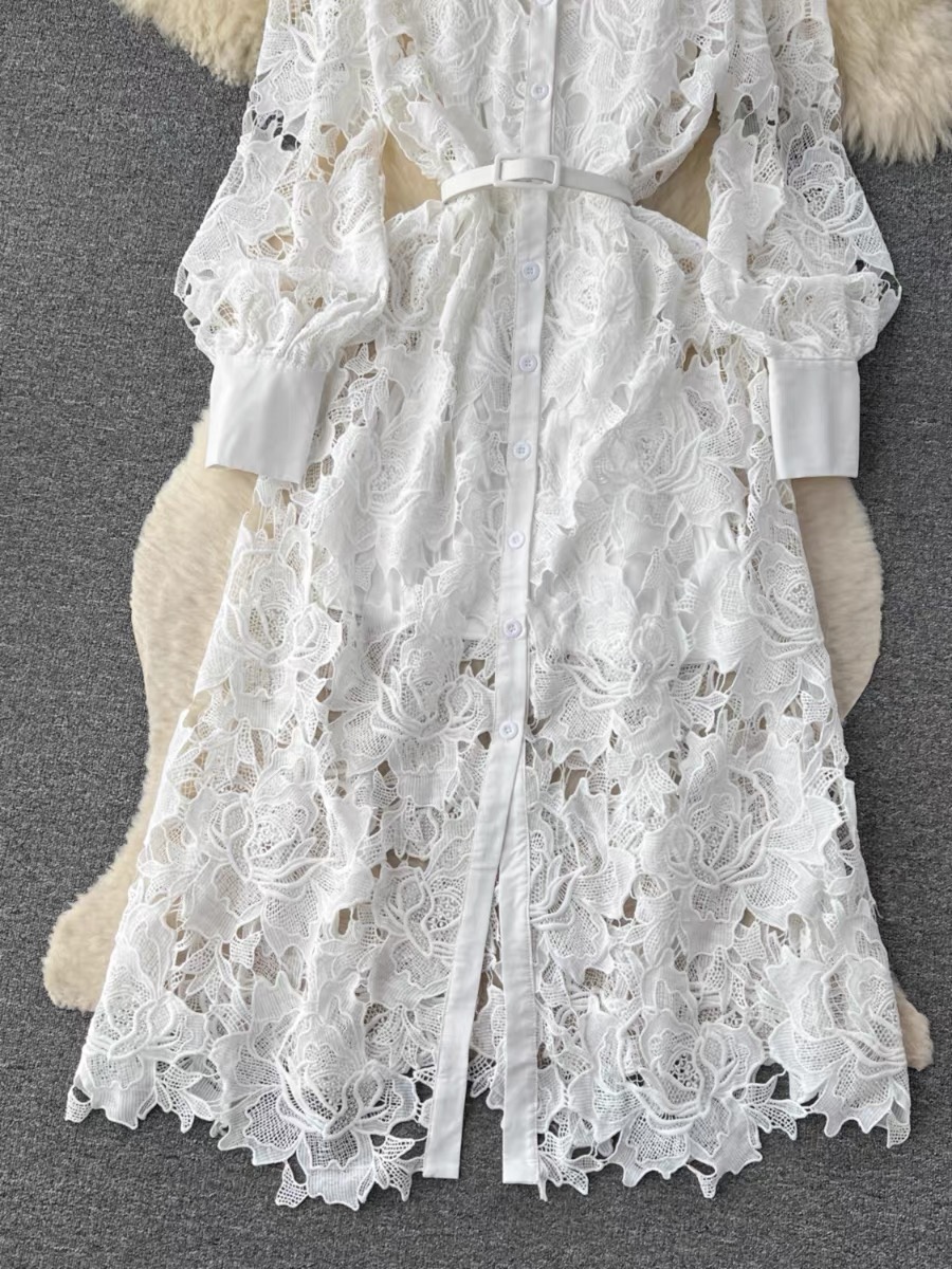Hampton baby lace dress FD216 image