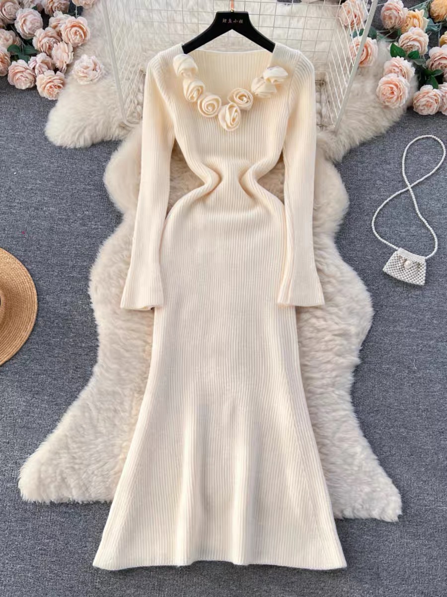 Gabriella floral knitted dress KD228