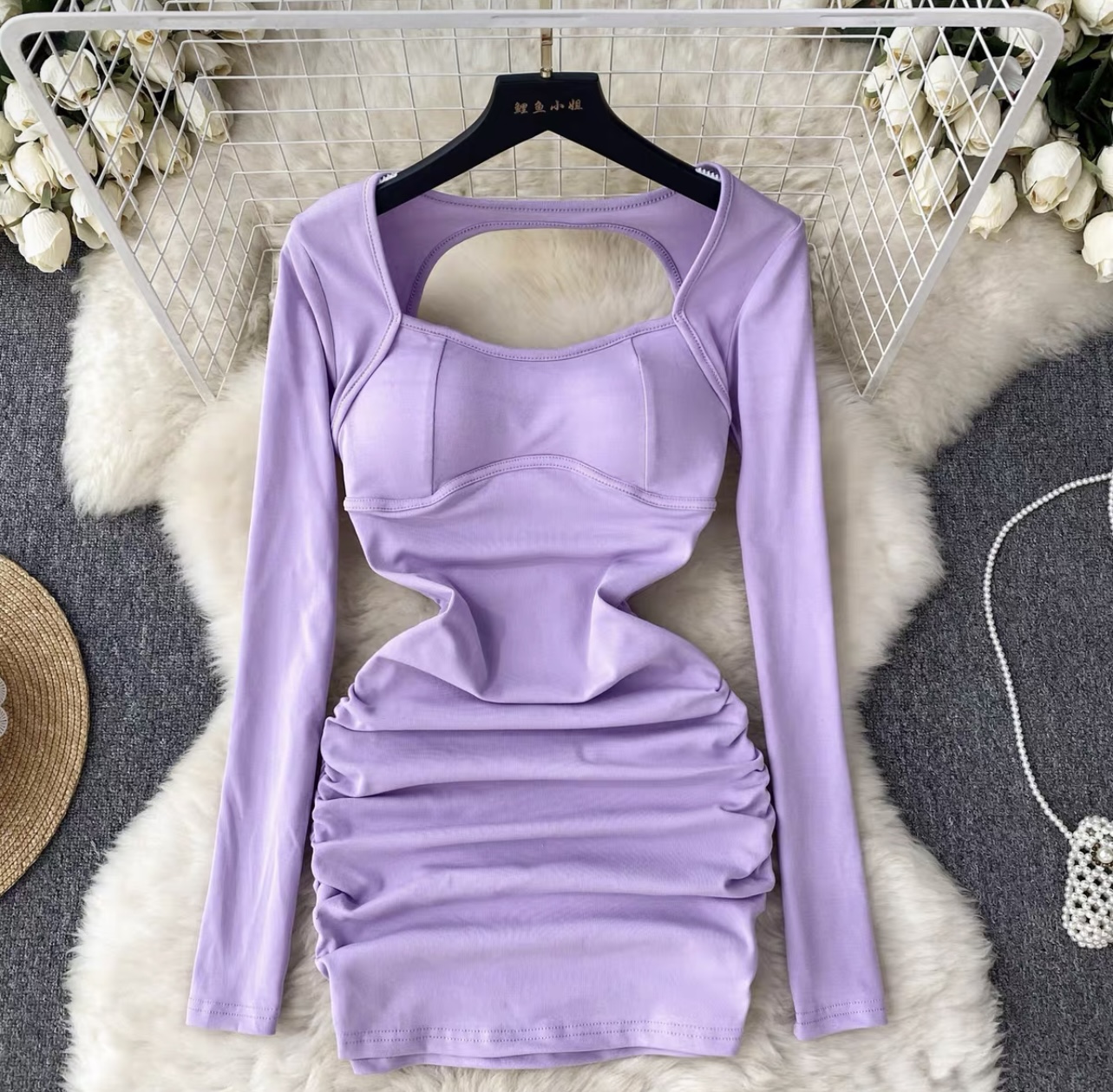 Addicted to the fame midi dress CBC168 image