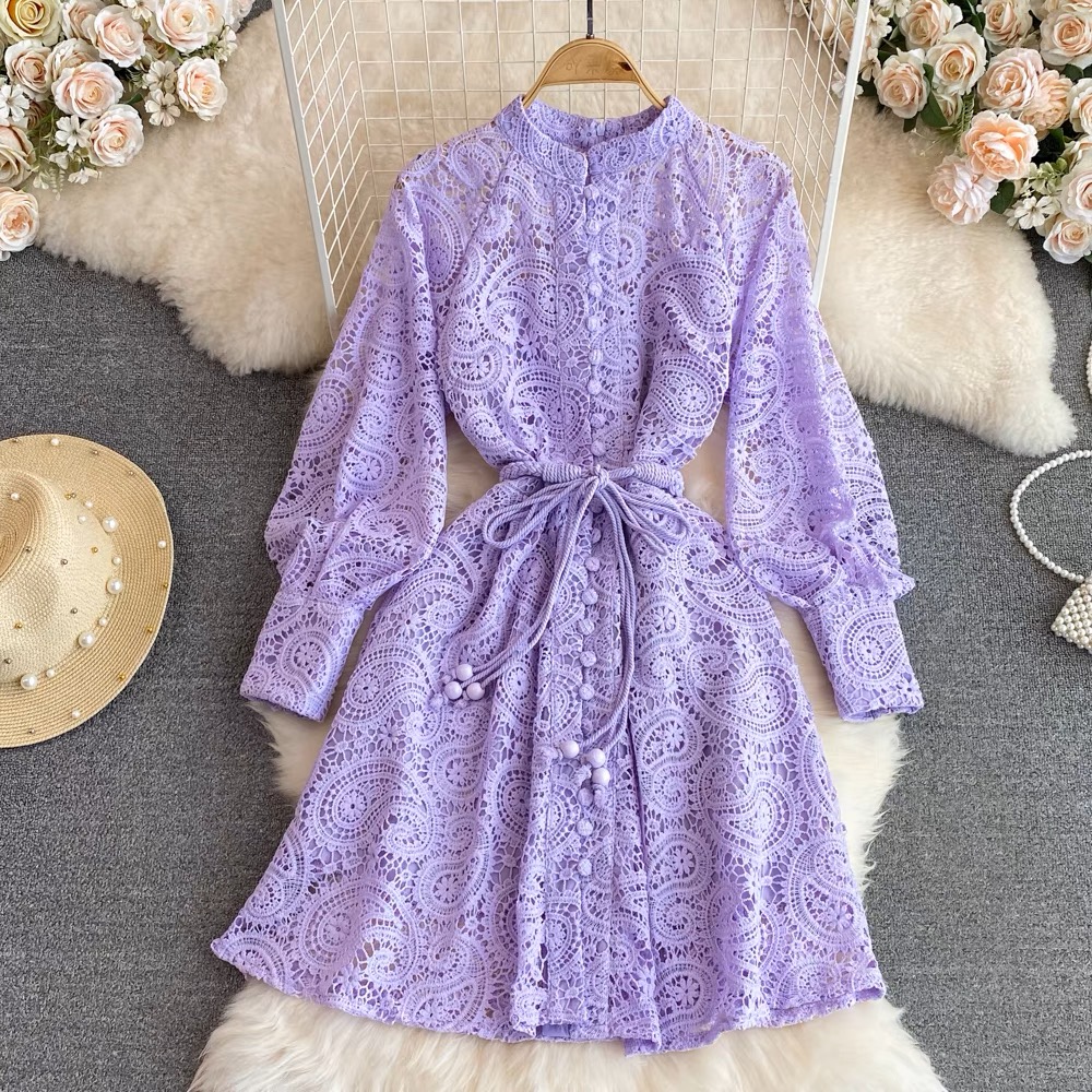 Loyalty over royalty lace dress FD209