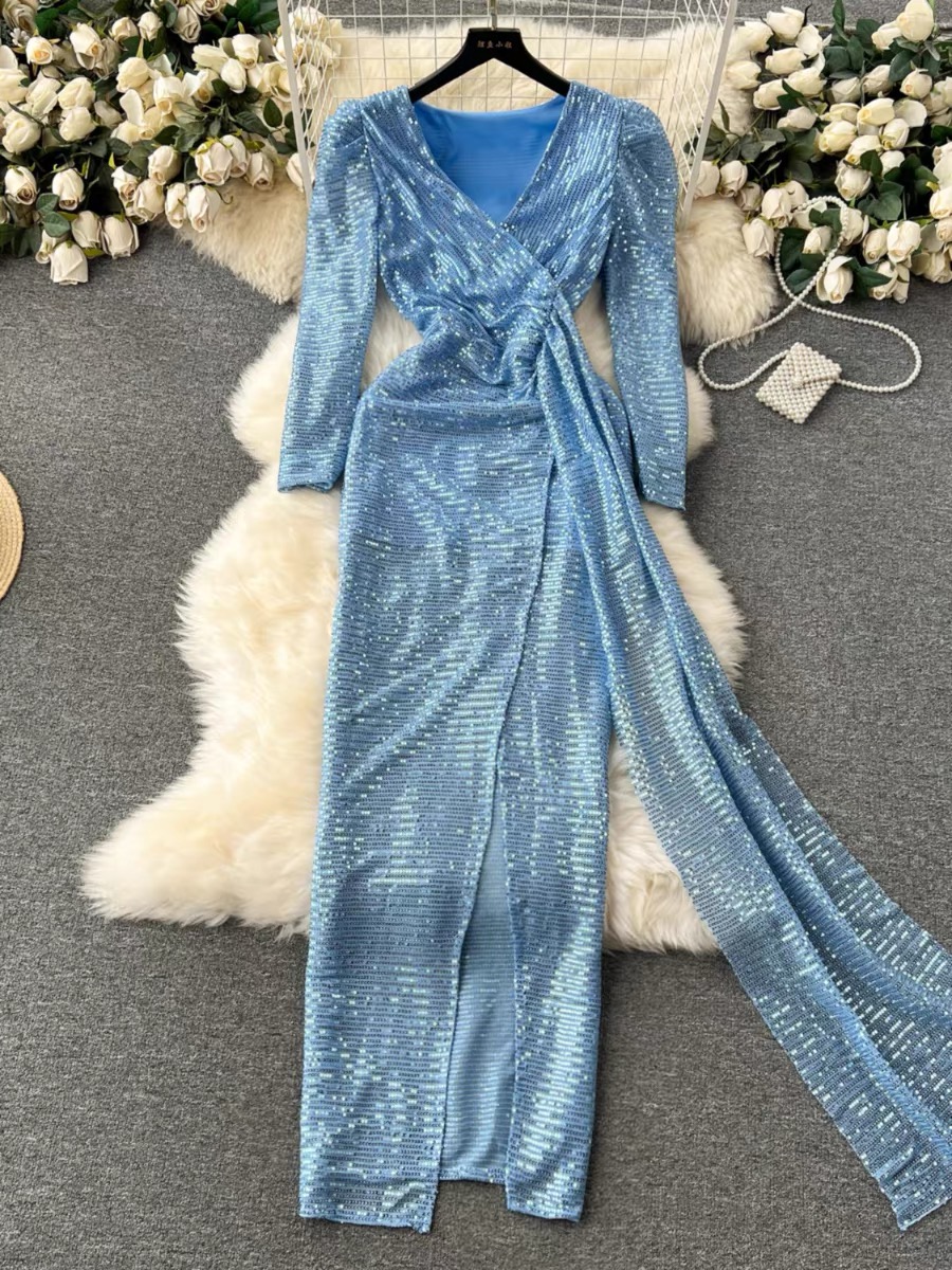 Seeking thrills sequin party dress EBC70 image