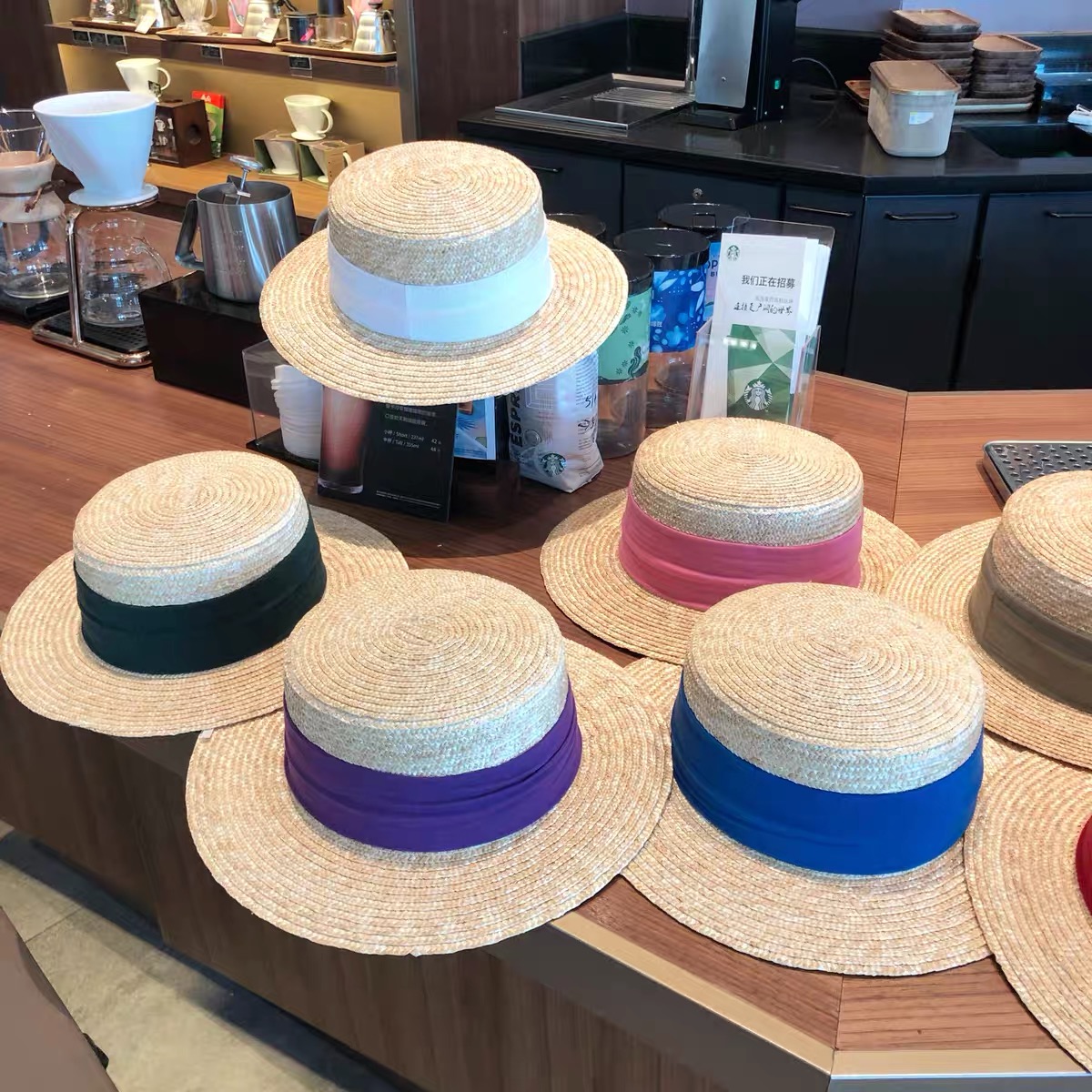 Profresh vacation base straw hat HW114