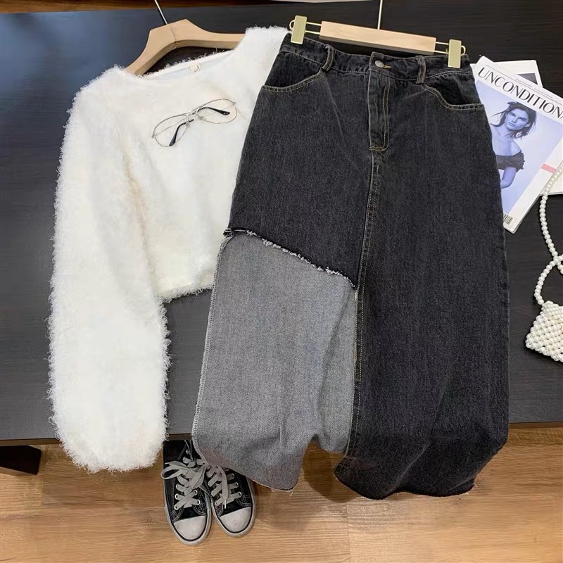 No limit Denim skirt image