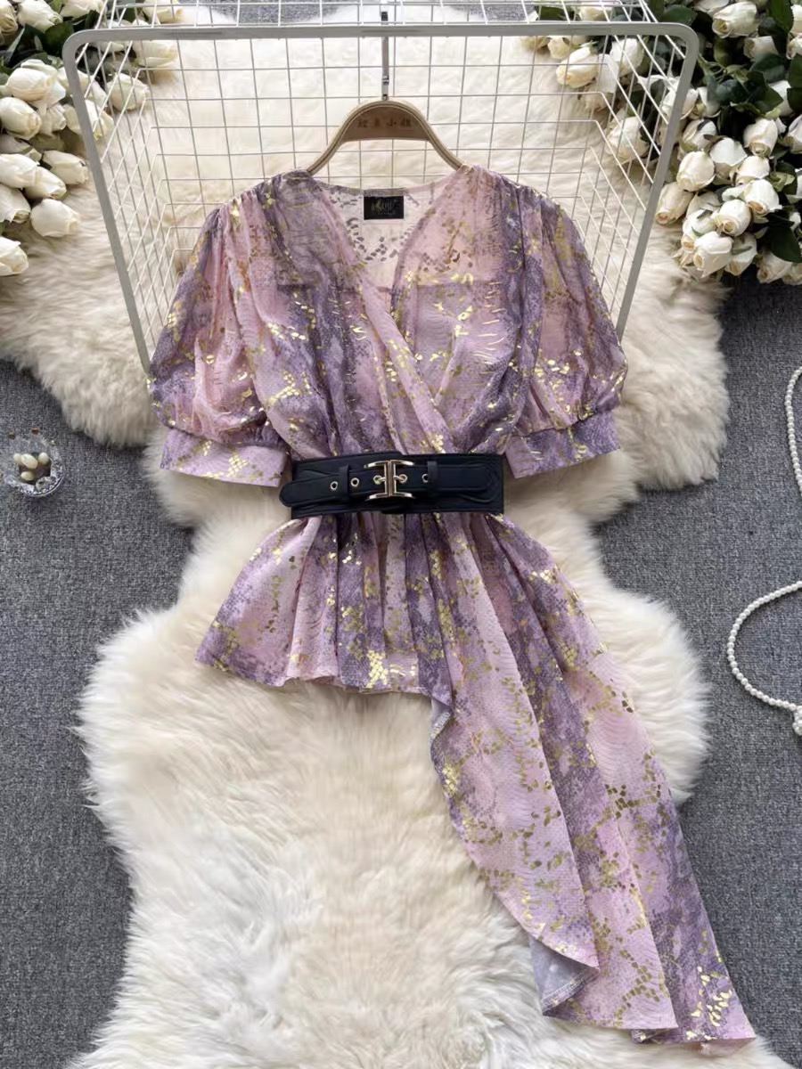 Aunty ada blouse & belt BE242