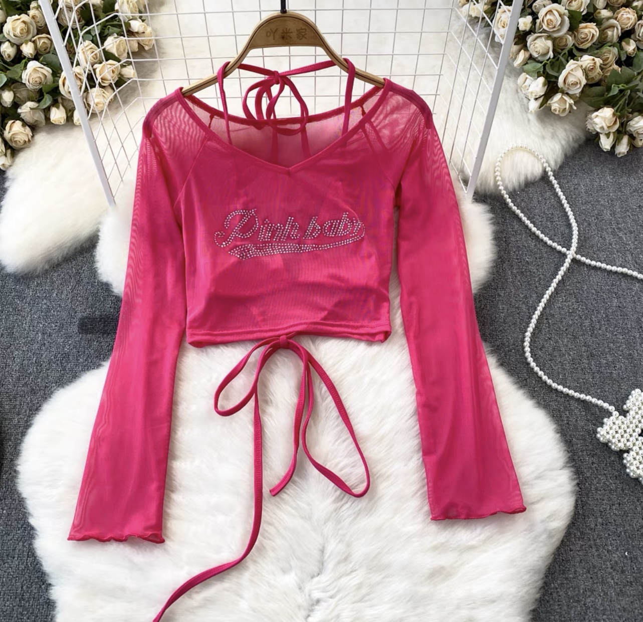 Pink baby top TZZ1723 image