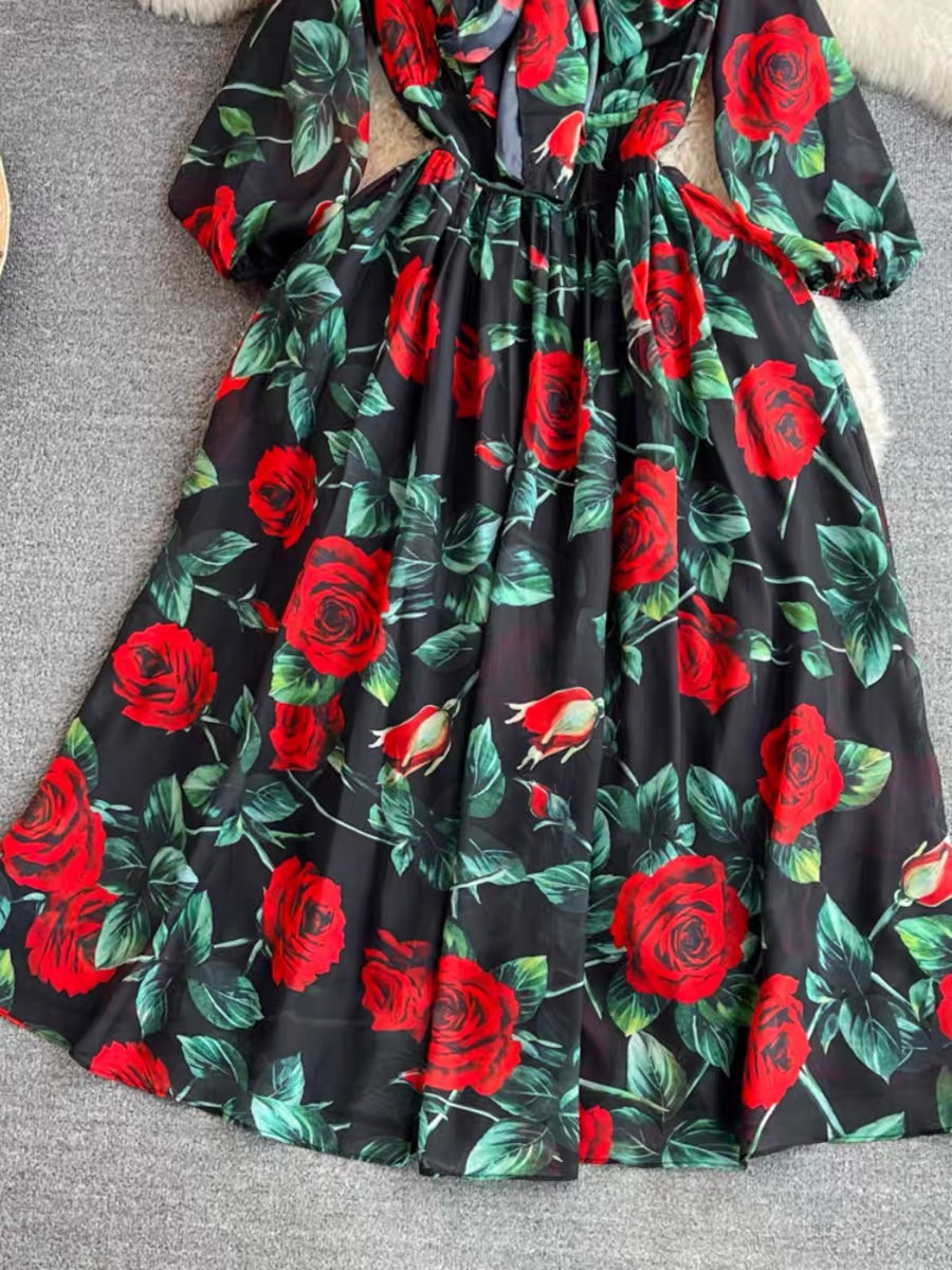 Court side cutie floral dress  CD690 image