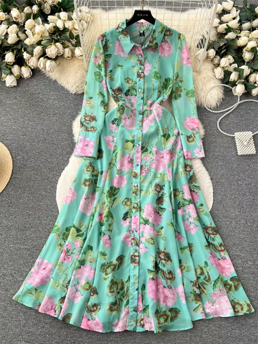 Gala worthy floral dress CD496 image