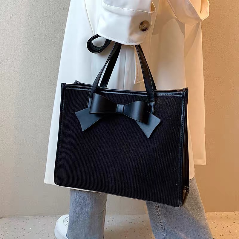 Modern woman corduroy bag BG217 images