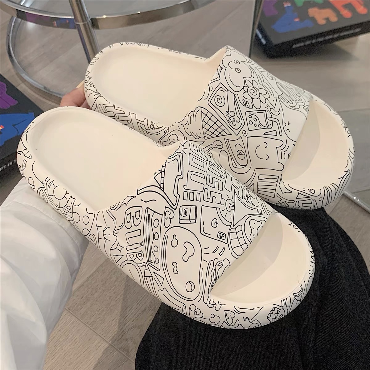 Think about it comfy slippers SNZZ387 image