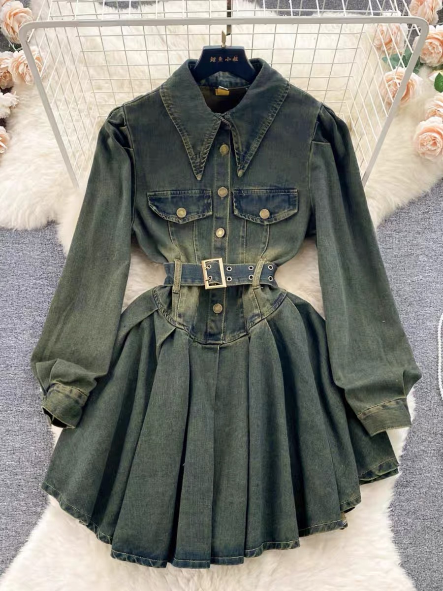 Polly tinted denim dress DD20 image