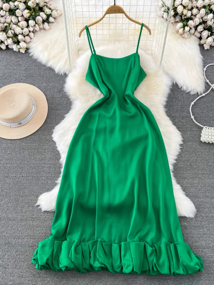 Make your move ruffle ends dress EVD58 image