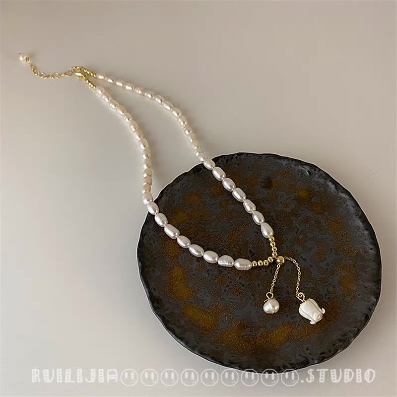 Sunset stands beaded necklace JW149 image