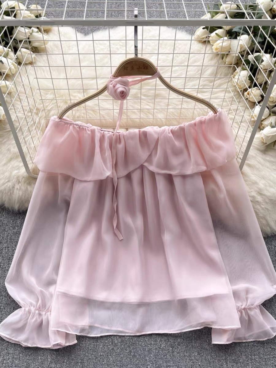 None of your business cotton blouse BE233