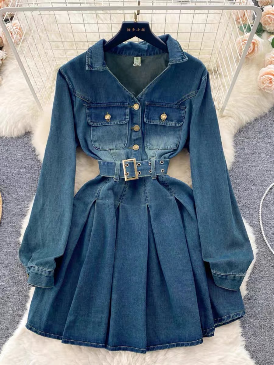 Coldest winter denim dress DD21