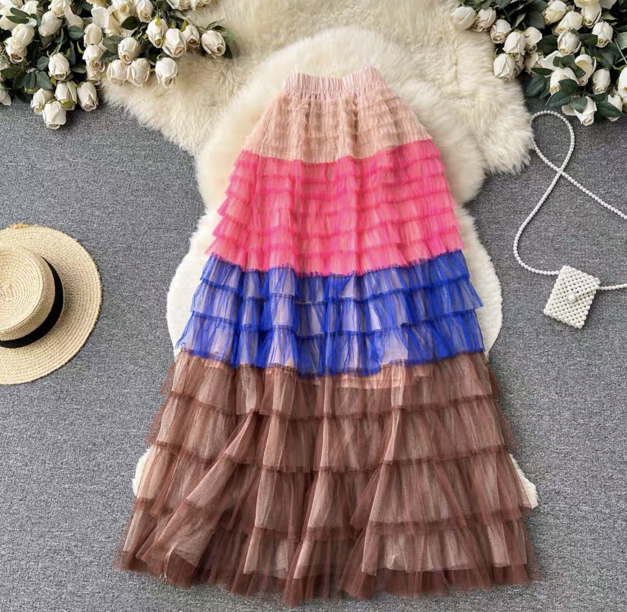 In the stars pleat skirt SZZ217 image