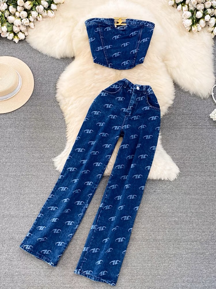 She’s sneaky denim set TPZZ2314 image