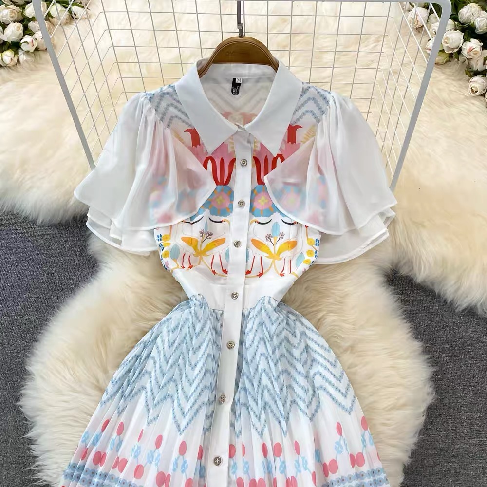 My undivided attention floral dress CD57 image