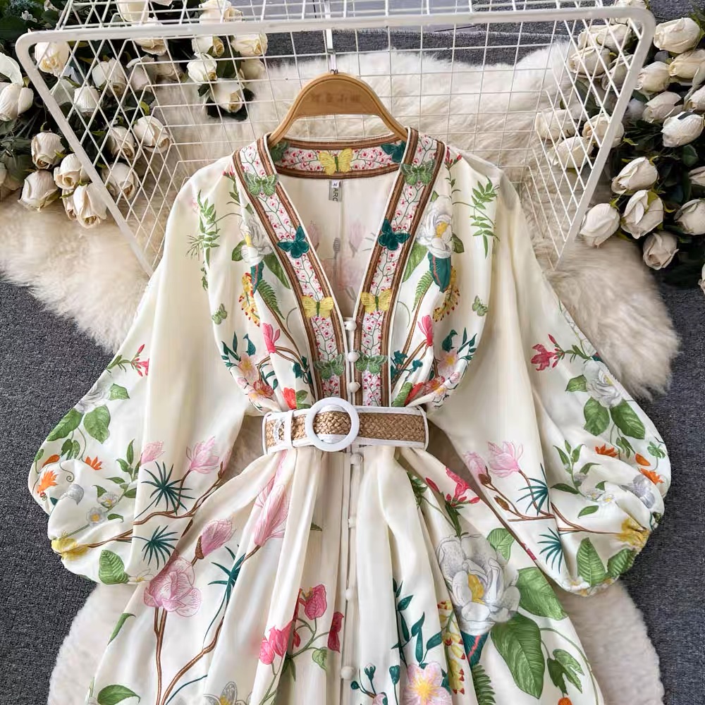 Guest of honor floral dress ED53 image