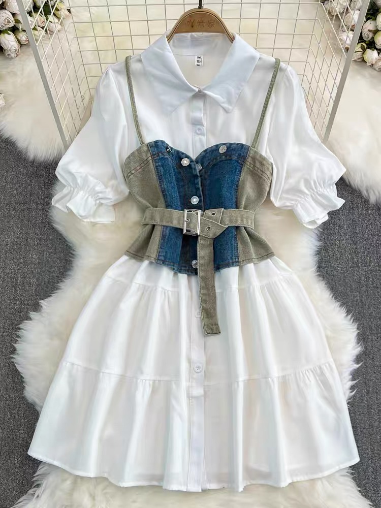 Private landing shirt dress set SDZZ849 image