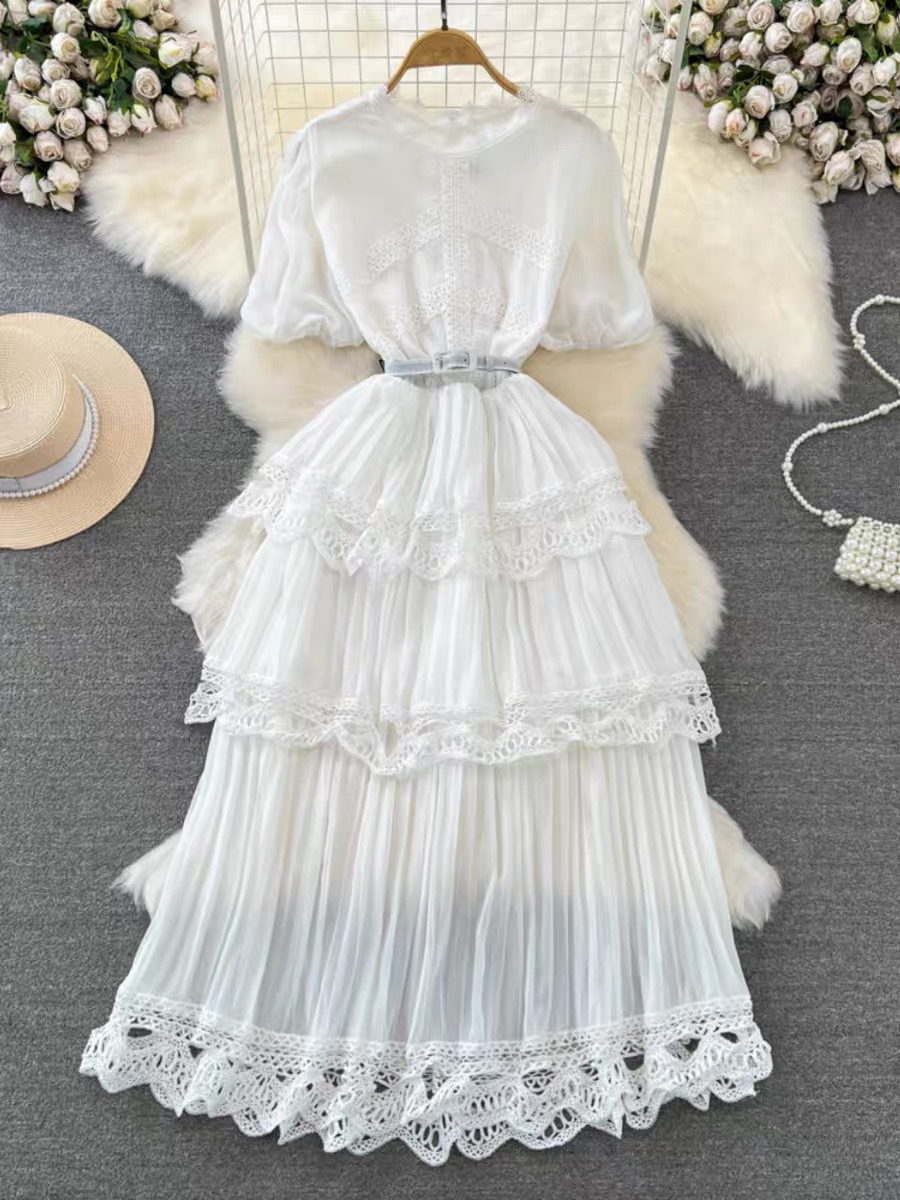 Flaming fashion tulle dress FD425 image