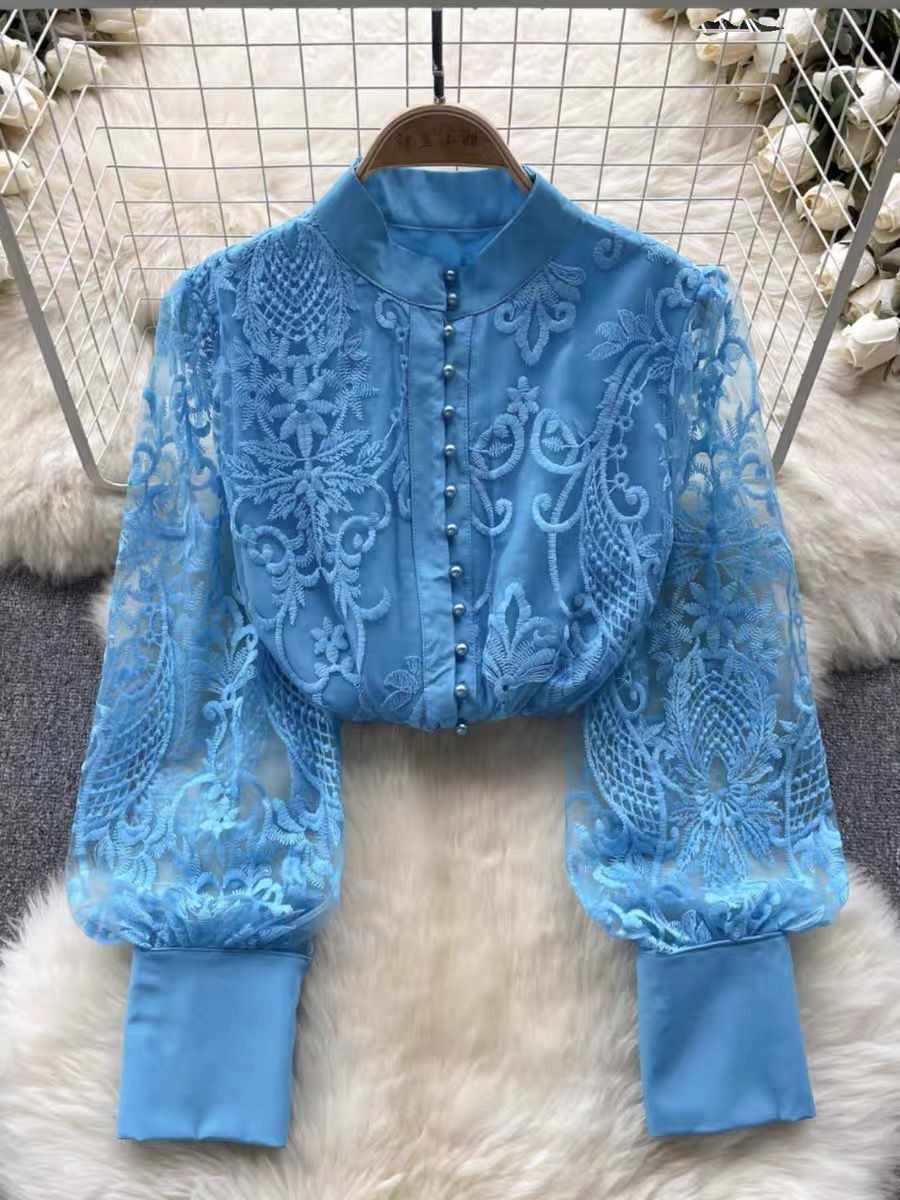 Limited edition designer lace blouse BE244 image