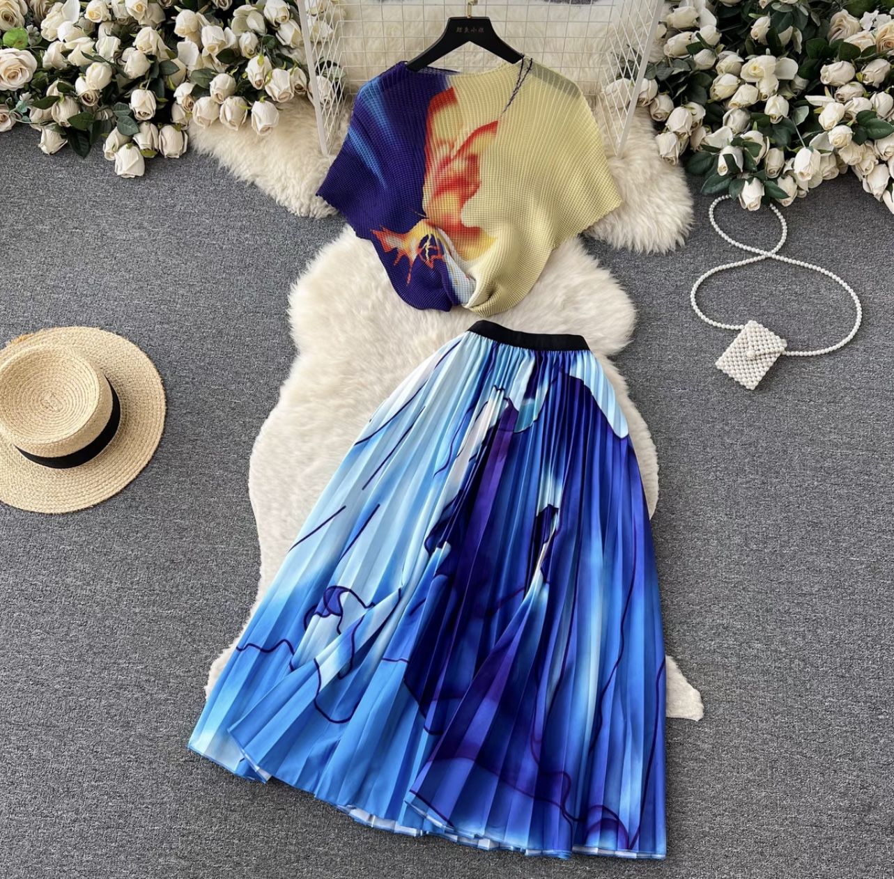 Look this way miyaki top & skirt TPZZ2175 image