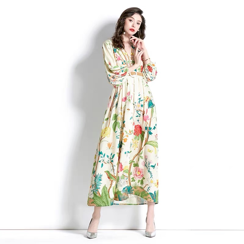 Guest of honor floral dress ED53 image