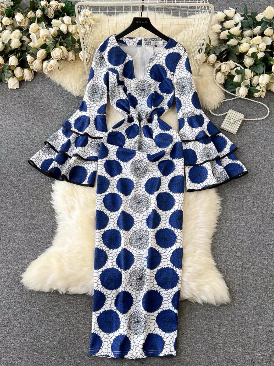 Zee limited edition print dress CBC246 image