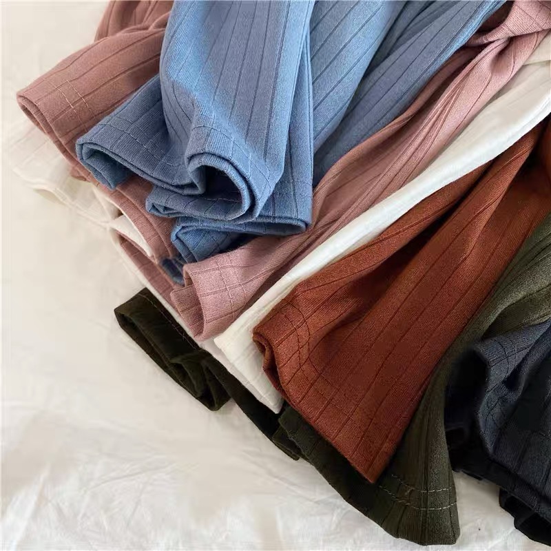 Pleated plain summer tee TSZZ162 images