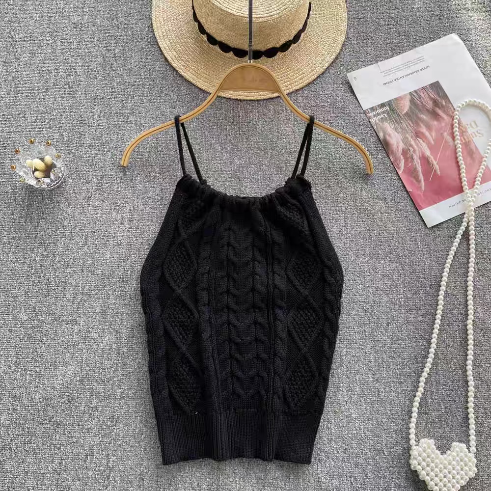 Night in maldives knit top 5KZZ160 image