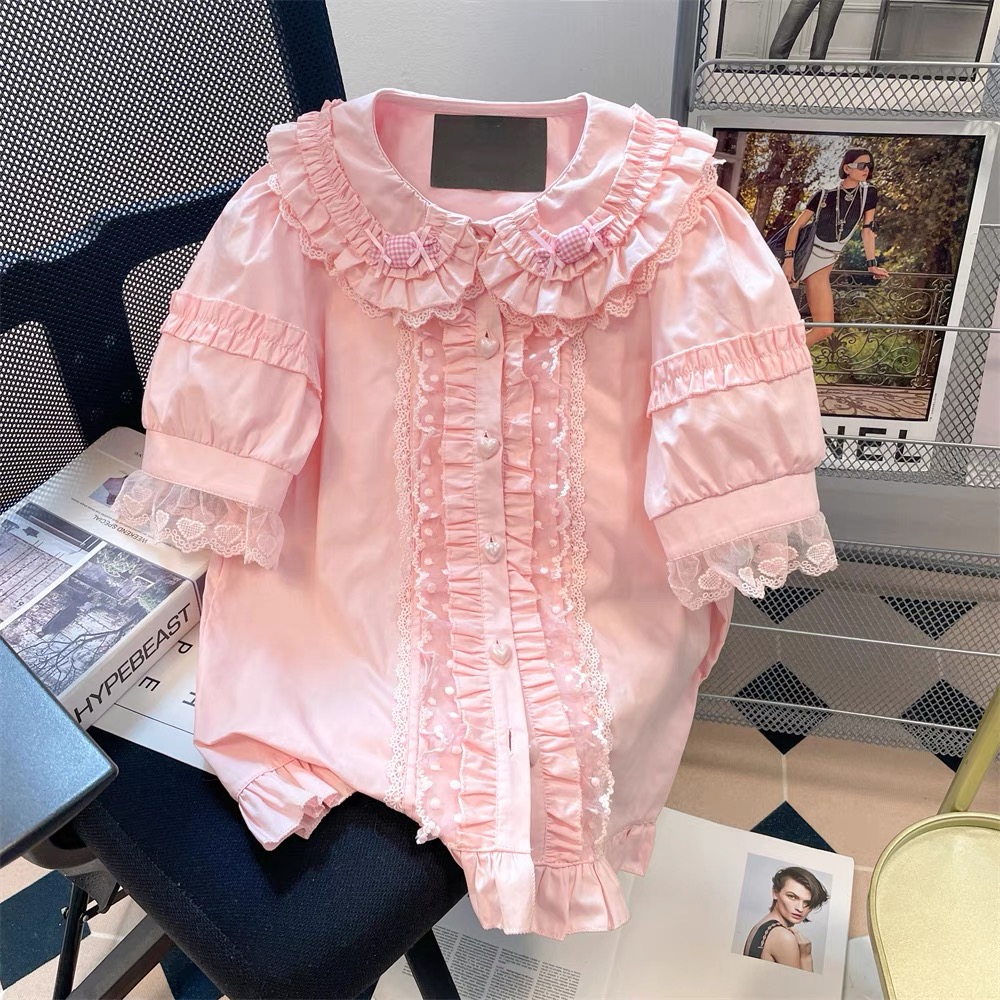 Stay cute ruffle blouse BE140