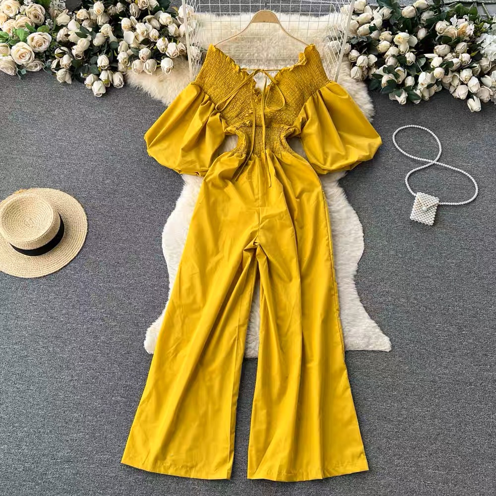 Natural diva ruched jumpsuit JRZZ546 images