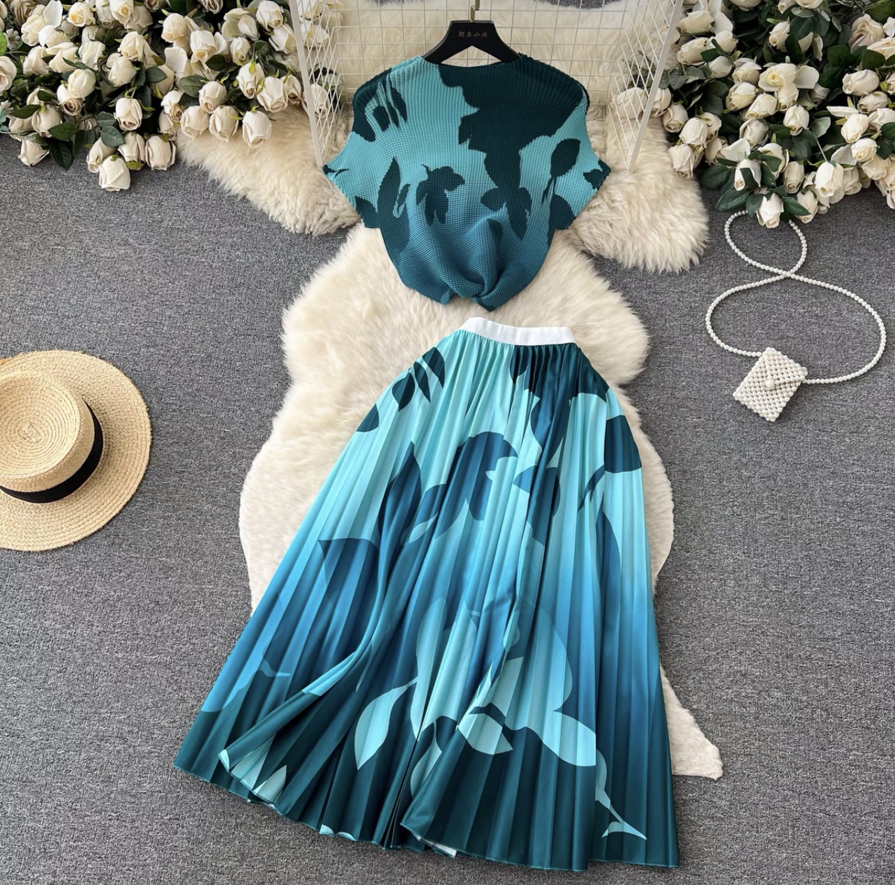 Look this way miyaki top & skirt TPZZ2175 image