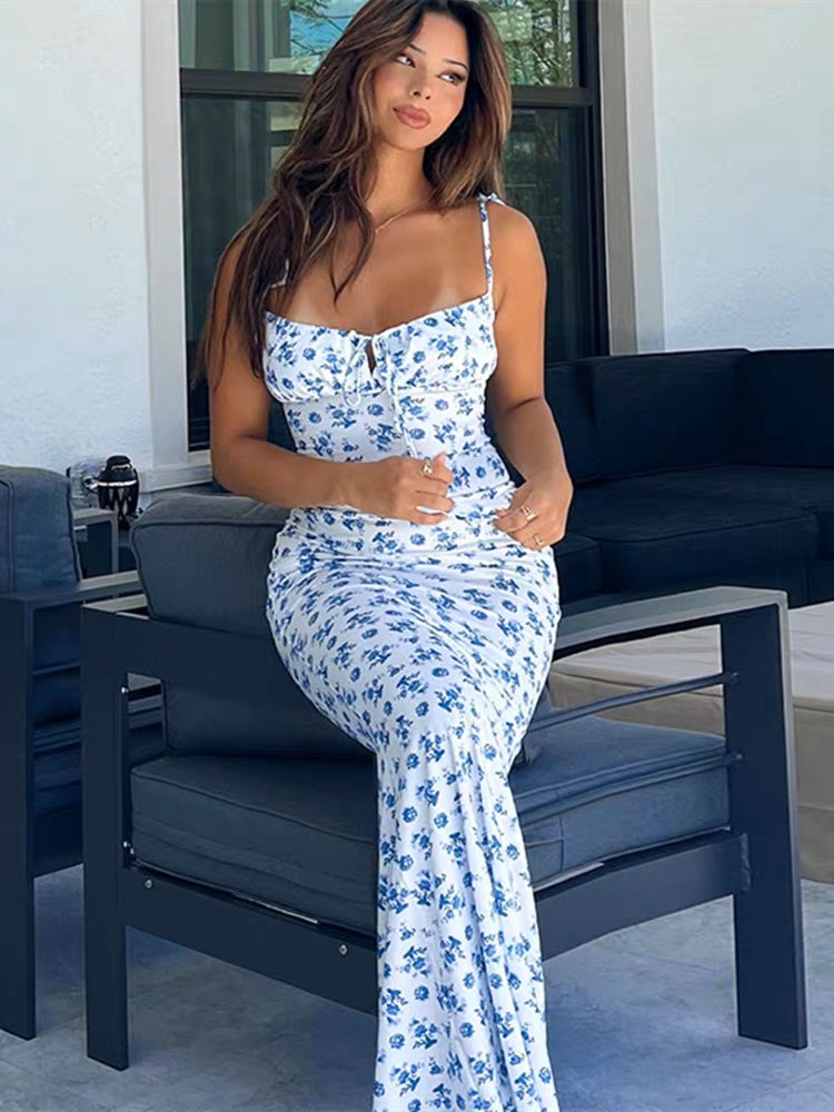 Oh so pretty print gown image