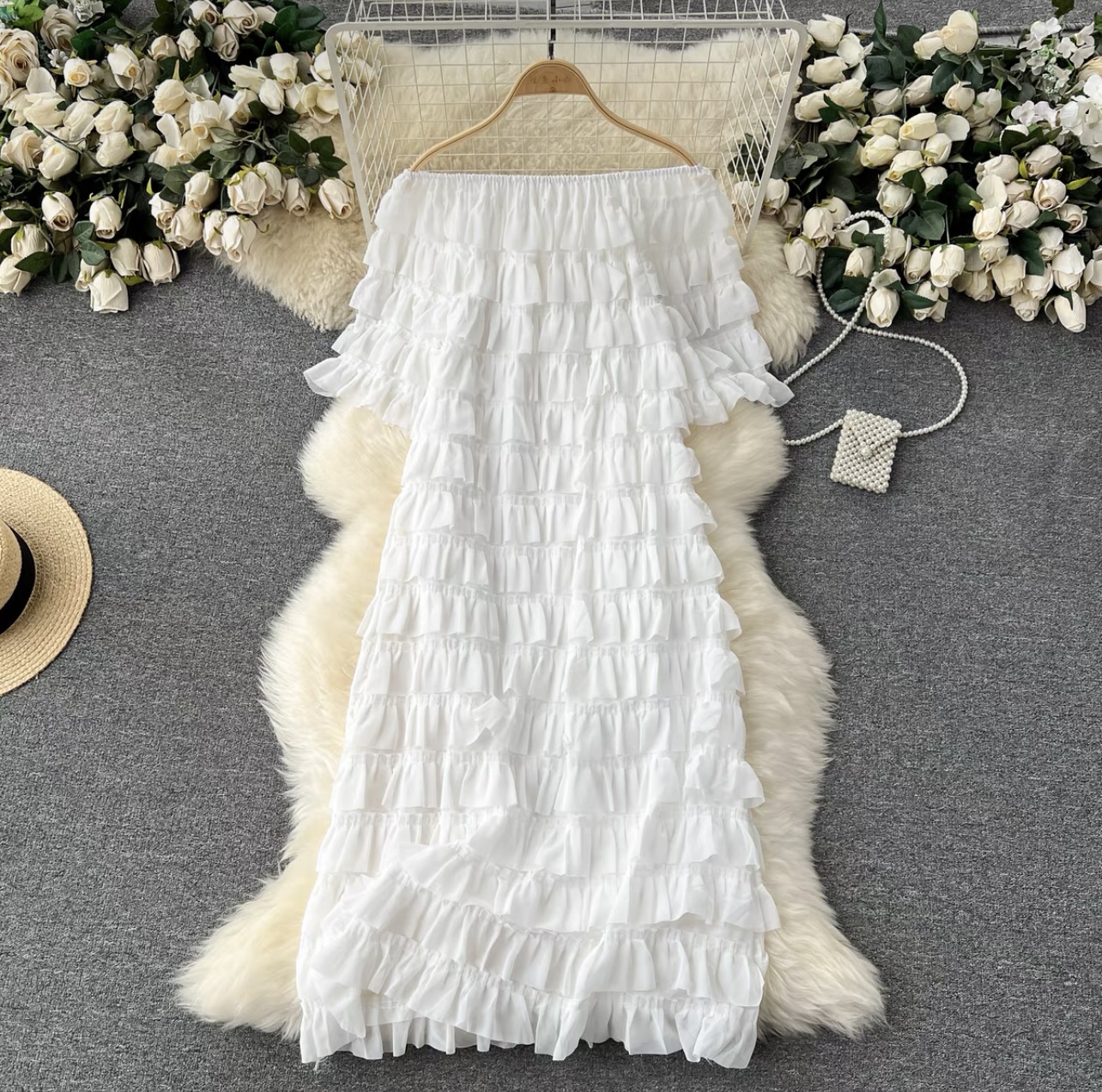 Carnival nights ruffle dress CD567 image