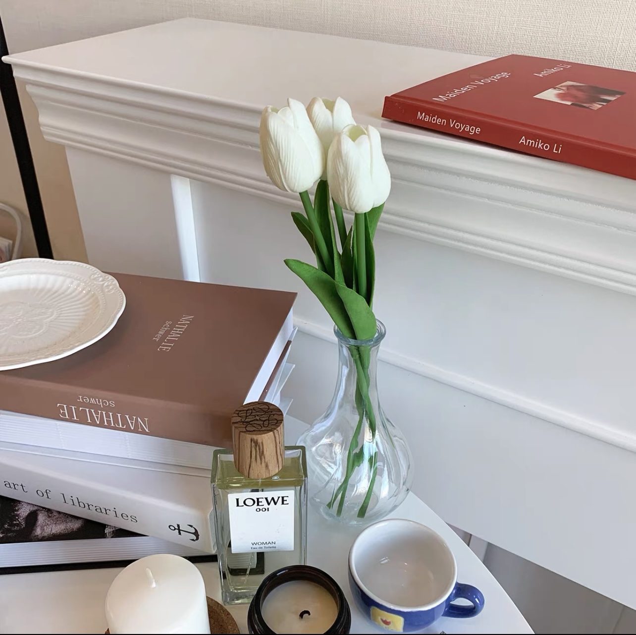 6 stems of artificial flowers DCZZ109 image