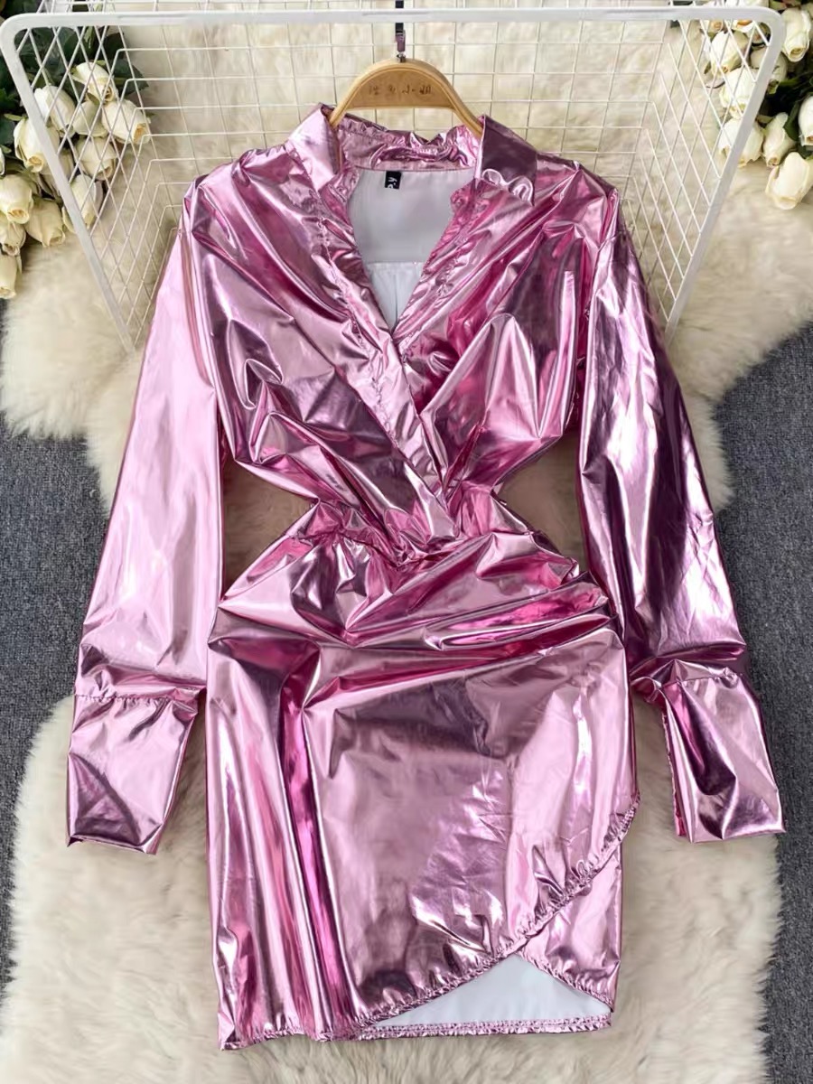 Current obsession metallic dress CBC278 image