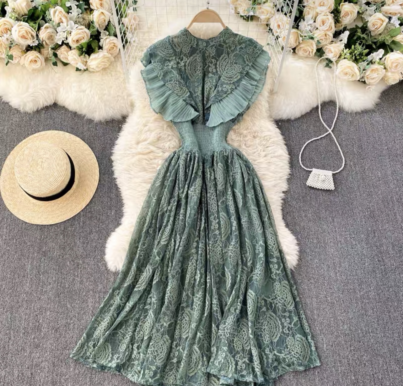 Amina lace dress CD99 image