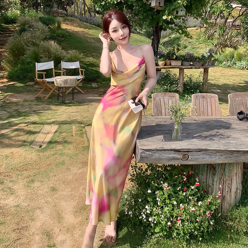 Vacation favorite silk dress CBC128 image