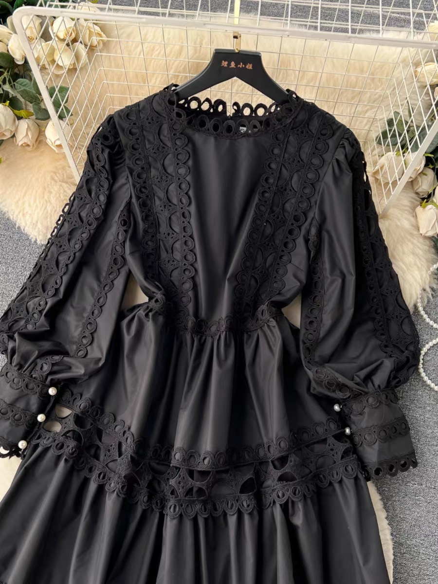 High royal lace dress FD291 image